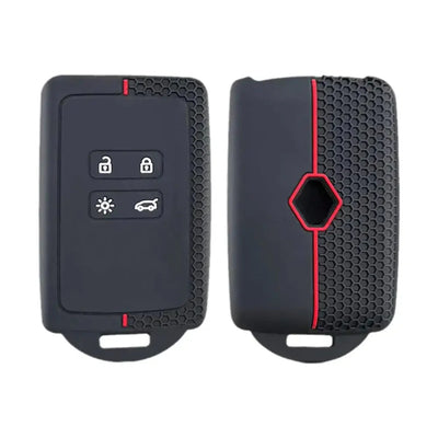 Etui Protection Silicone Carte Renault Clé - vue de face - Becquet Voiture