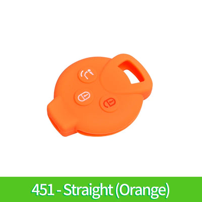 Etui Silicone Cle Smart Fortwo Forfour 451 453 - en situation - Becquet Voiture