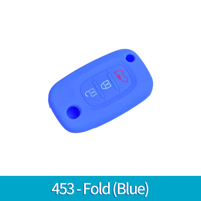 Etui Silicone Cle Smart Fortwo Forfour 451 453 - vue arrière 2 - Becquet Voiture
