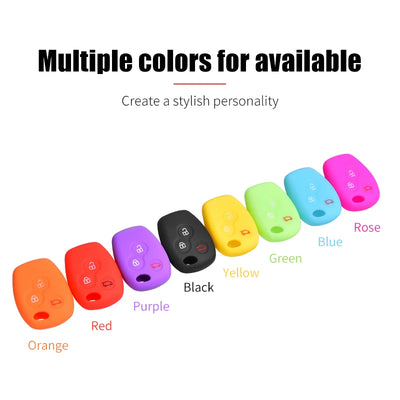 Etui Silicone Cle Smart Fortwo Forfour 451 453 - vue arrière - Becquet Voiture