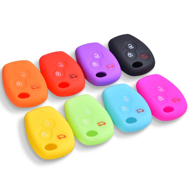 Etui Silicone Cle Smart Fortwo Forfour 451 453 - vue de face - Becquet Voiture
