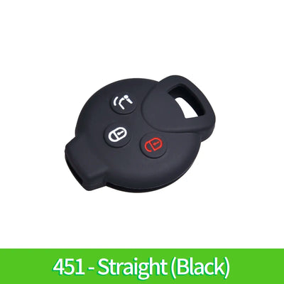 Etui Silicone Cle Smart Fortwo Forfour 451 453 - vue de profil 3 - Becquet Voiture