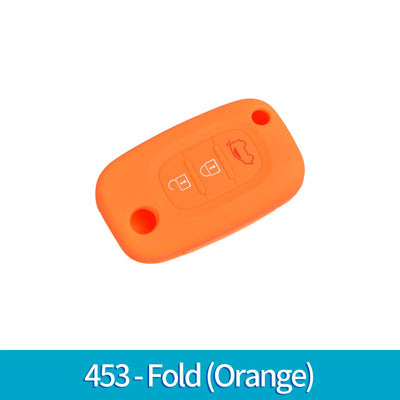 Etui Silicone Cle Smart Fortwo Forfour 451 453 - vue de trois-quarts 3 - Becquet Voiture