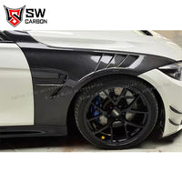 Évents de Garde-Boue Avant Carbone BMW F80 M3 F82 M4 - installé sur véhicule - Becquet Voiture