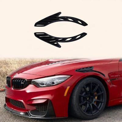 Évents de Garde-Boue Avant Style GT4 BMW F82 M4 2014-2020 - vue de face - Becquet Voiture