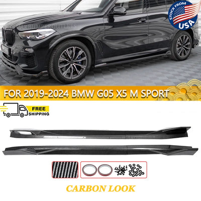 Extension Bas de Caisse BMW X5 G05 M Sport 2019-2023 - vue de face - Becquet Voiture