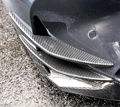 Extension Canards AC Fibre Carbone BMW G80 G82 - installé sur véhicule - Becquet Voiture