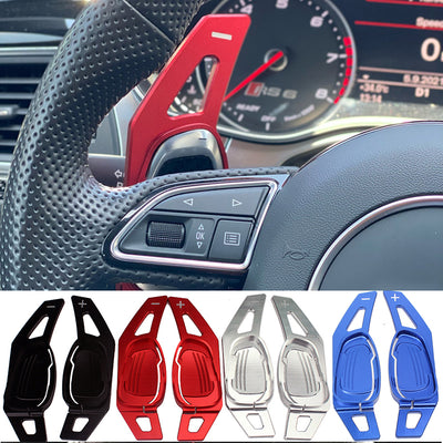 Extension palette au volant Audi RS3 RS4 RS5 RS6 - Garantie 1 an - vue de profil - Becquet Voiture