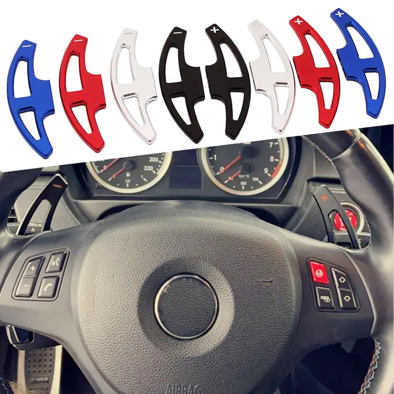 Extension palette au volant BMW E90 E92 - vue de face - Becquet Voiture