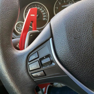 Extension palette au volant BMW Série - vue arrière - Becquet Voiture