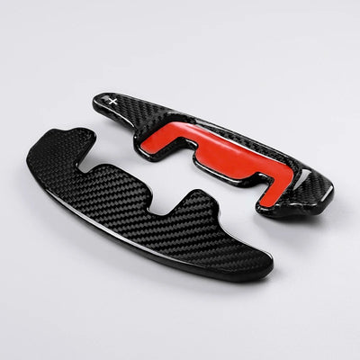 Extension palette au volant carbone Mercedes AMG GT50 GT53 E53 E63 CLS53 (2021-2024) - installé sur véhicule - Becquet Voiture