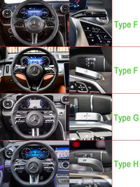 Extension palette au volant carbone Mercedes AMG GT50 GT53 E53 E63 CLS53 (2021-2024) - packshot studio - Becquet Voiture