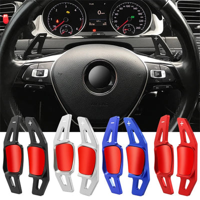 Extension palette au volant Golf 8 - vue de face - Becquet Voiture