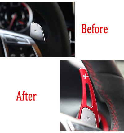 Extension palette au volant Mercedes AMG avant 2014 - vue arrière - Becquet Voiture