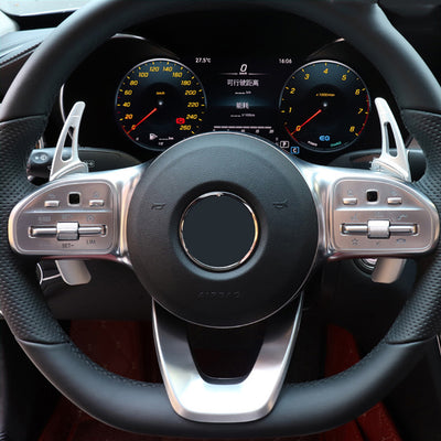 Extension palette au volant Mercedes Benz - vue arrière - Becquet Voiture