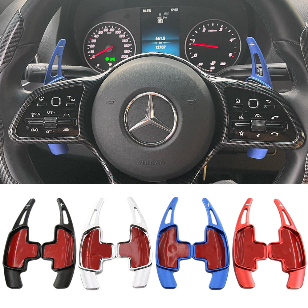 Extension palette au volant Mercedes Benz - vue de face - Becquet Voiture