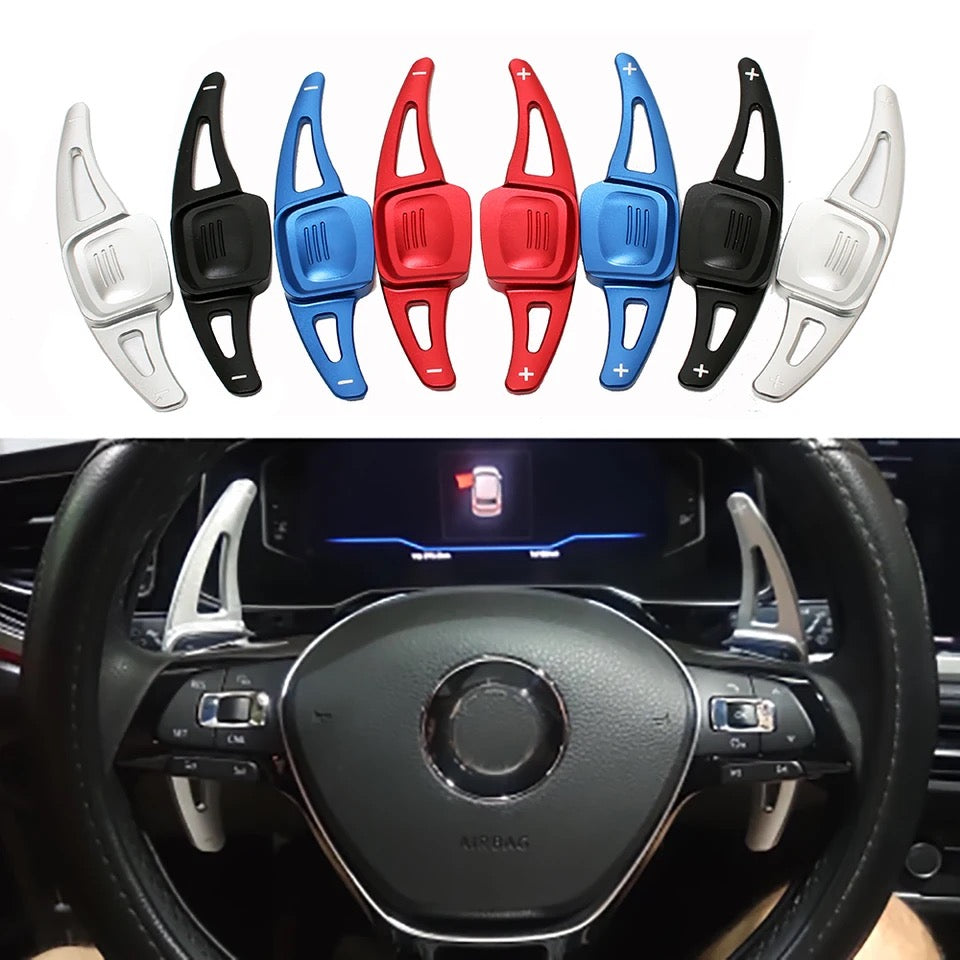 Extension Palette au volant Polo GTI - vue de face - Becquet Voiture