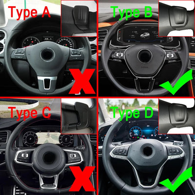 Extension Palette au volant Polo GTI - vue de profil - Becquet Voiture