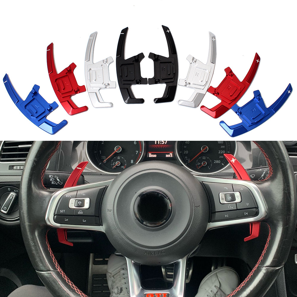 Extension Palette au volant VW Golf 7 R, Golf 7 GTI, Polo, Scirocco - vue de face - Becquet Voiture