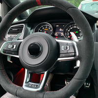 Extension Palette au volant VW Golf 7 R, Golf 7 GTI, Polo, Scirocco - vue de profil - Becquet Voiture