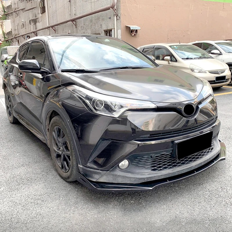 Extension pare-choc avant Toyota C-HR - vue de face - Becquet Voiture