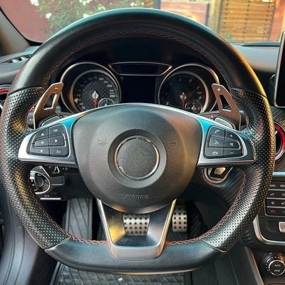 Extensions de Palettes au Volant Mercedes Classe A W177 Classe C W205 - vue arrière - Becquet Voiture