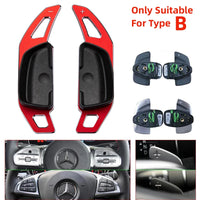 Extensions de Palettes au Volant Mercedes Classe A W177 Classe C W205 - vue de dessus - Becquet Voiture