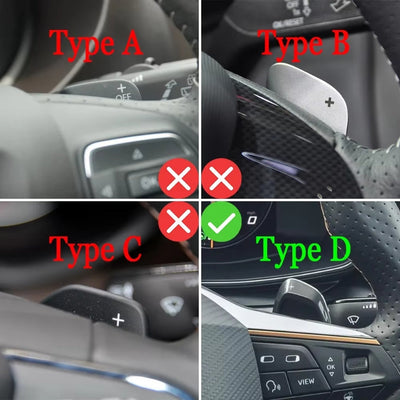 Extensions Palettes Aluminium Cupra DSG - vue de trois-quarts - Becquet Voiture