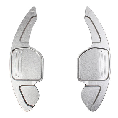 Extensions Palettes Aluminium Volant Audi B8 Noir - vue de dessus - Becquet Voiture