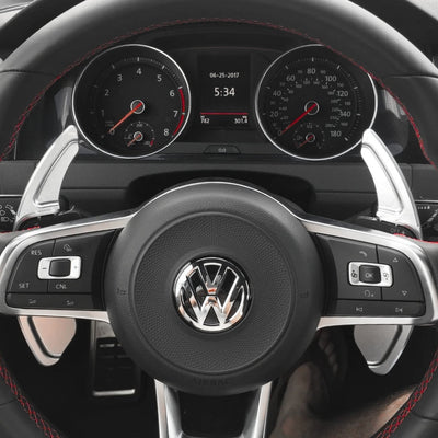 Extensions Palettes Aluminium VW Golf 7 GTI R - vue de profil - Becquet Voiture