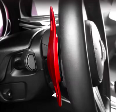 Extensions Palettes au Volant Aluminium BMW Série 1 M135i F40 - vue rapprochée - Becquet Voiture