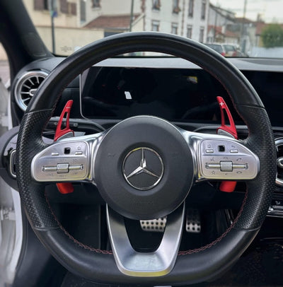 Extensions Palettes Au Volant Mercedes-Benz Classe A W177 CLA C118 - vue arrière - Becquet Voiture
