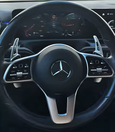 Extensions Palettes au Volant Performance Mercedes Classe A W177 - vue arrière - Becquet Voiture