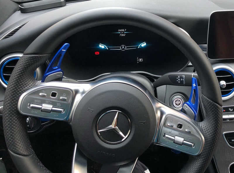 Extensions Palettes au Volant Performance Mercedes CLS W218 - packshot studio 2 - Becquet Voiture