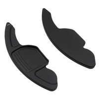 Extensions palettes au volant Performance Seat Leon 5F aluminium - vue de trois-quarts - Becquet Voiture
