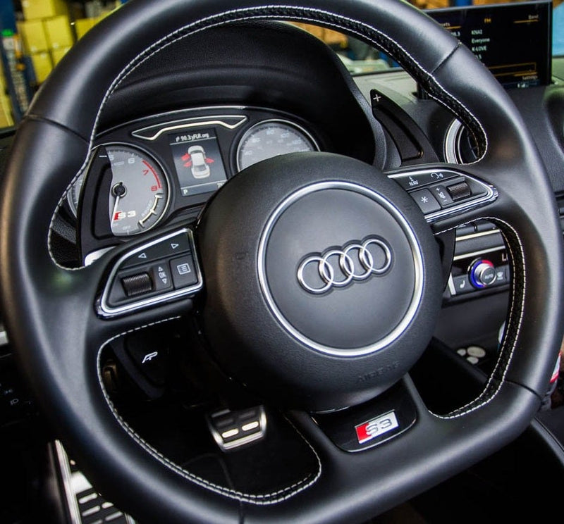 Extensions Palettes Volant Aluminium Performance Audi A6 S6 C7 - vue arrière - Becquet Voiture