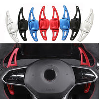 Extensions Palettes Volant Aluminium VW Golf 8 GTI R - en situation - Becquet Voiture