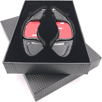 Extensions Palettes Volant Carbone VW Golf 7 MK7 R Scirocco - vue de face - Becquet Voiture