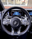 Extensions Palettes Volant Mercedes Classe C W205 Look AMG