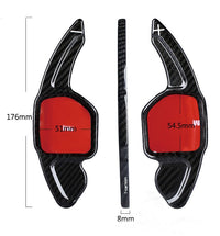 Extensions Palettes Volant SEAT Ibiza 6F 2015-2020 Carbone - vue de profil - Becquet Voiture