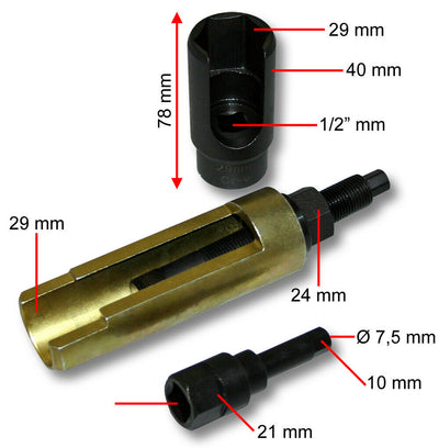 Extracteur Injecteur CDI Diesel Mercedes Bosch - vue de profil - Becquet Voiture