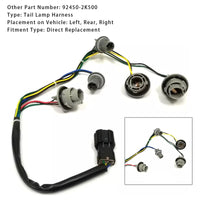 Faisceau Câbles Feux Arrière Kia Soul 2011-2013 Sans LED 92450-2K500 - vue arrière - Becquet Voiture