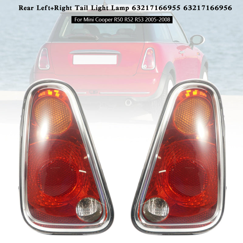 Feu Arrière 63217166955 L + R 56 Mini Cooper R50 - détail du montage 2 - Becquet Voiture