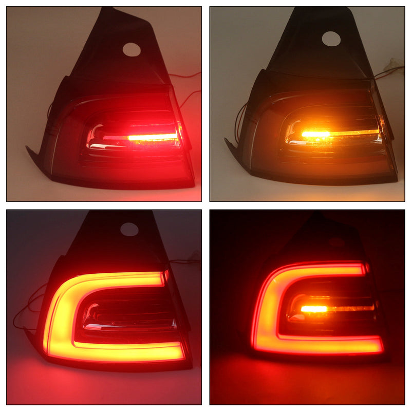 Feu Arrière Gauche LED Extérieur Tesla Model 3 Y - détail du montage - Becquet Voiture