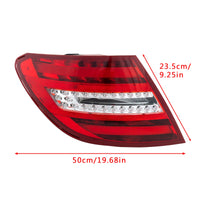 Feu Arrière Gauche LED Mercedes Benz W204 C250 C300 C350 C63 2011-2014 - vue de profil - Becquet Voiture