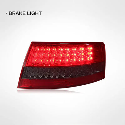 Feu Arrière LED Audi A6 C6 A6L S-Line 2005-2008 - installé sur véhicule - Becquet Voiture