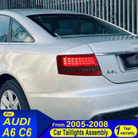 LED-Rückleuchte Audi A6 C6 A6L S-Line 2005–2008 - Rückansicht - Becquet Voiture