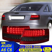 LED-Rückleuchte Audi A6 C6 A6L S-Line 2005–2008 - Seitenansicht - Becquet Voiture