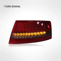 LED-Rückleuchte Audi A6 C6 A6L S-Line 2005–2008 - Dreiviertelansicht - Becquet Voiture