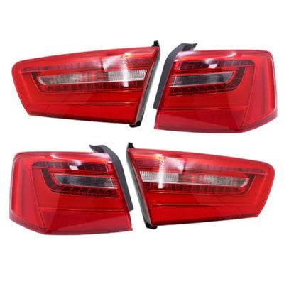 Feu Arriere LED Audi A6 C7 Berline 2010-2016 - installé sur véhicule - Becquet Voiture